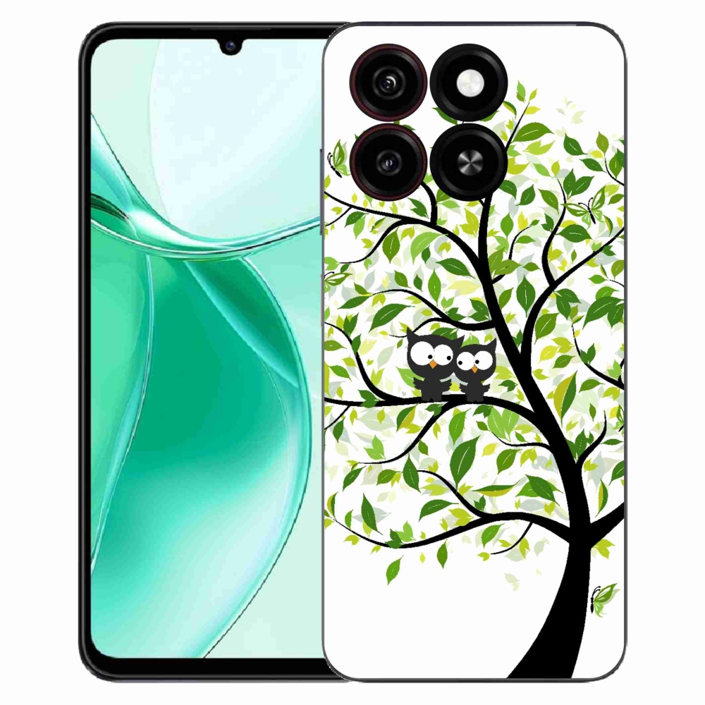 ZTE Blade A35 zselés tok mmCase - baglyok a fán