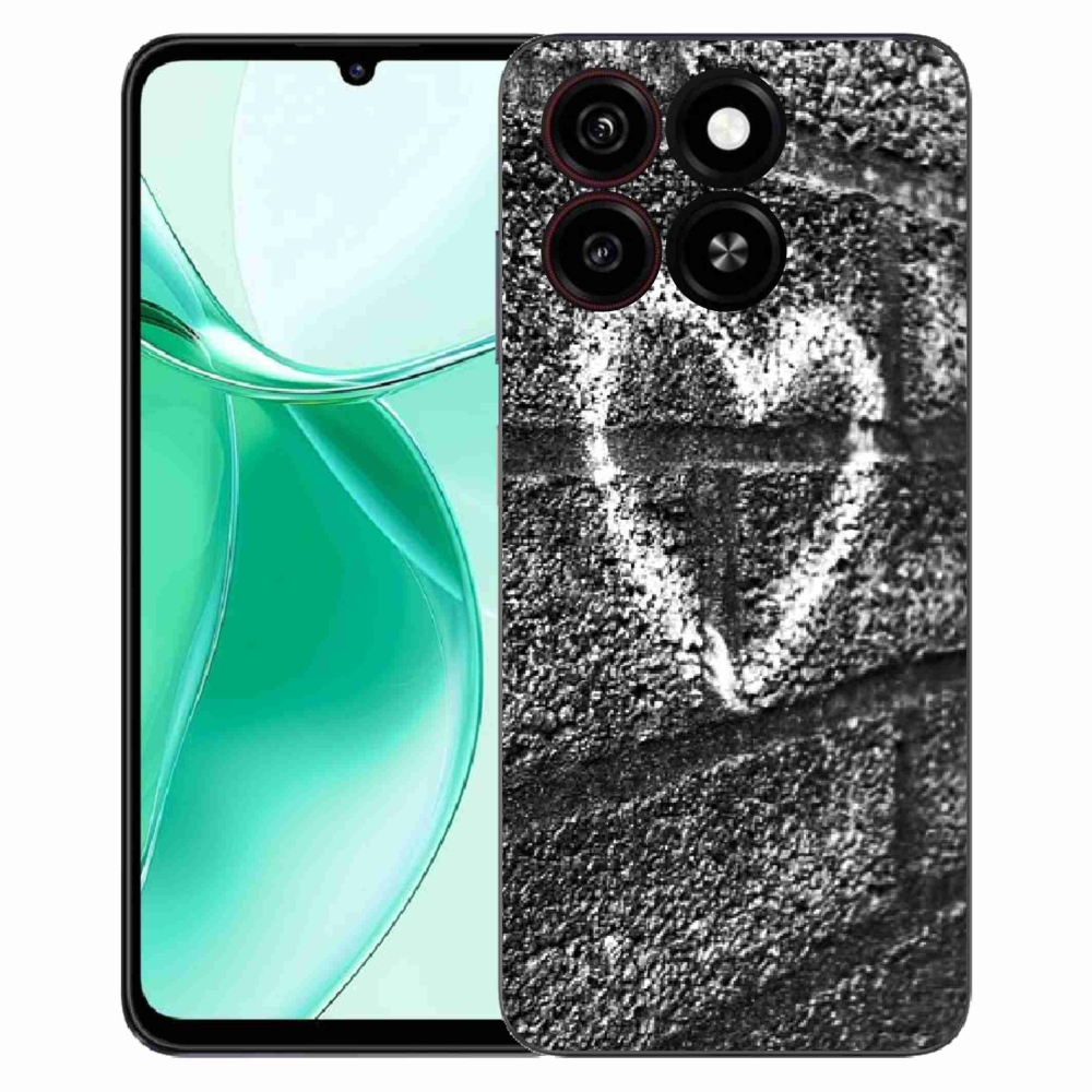 ZTE Blade A35 zselés borítás mmCase - szív a falon