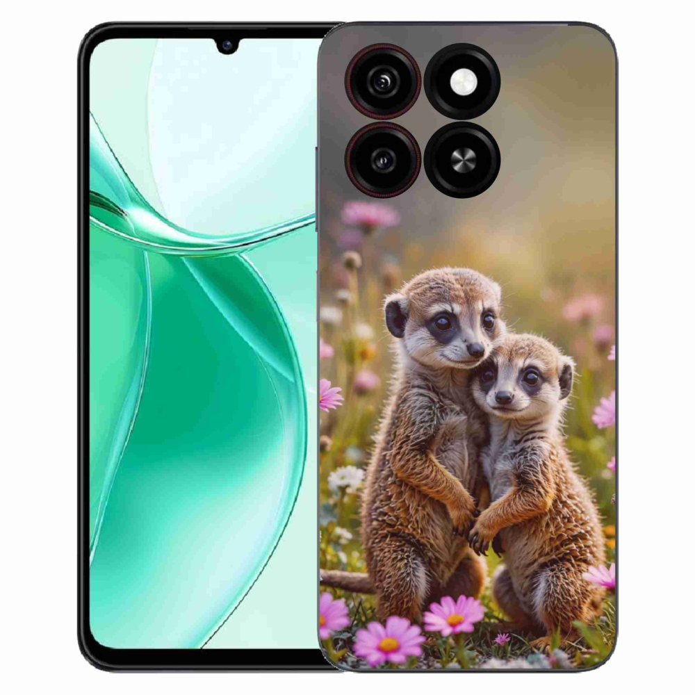 ZTE Blade A35 zselés tok mmCase - szurikátás duóhoz
