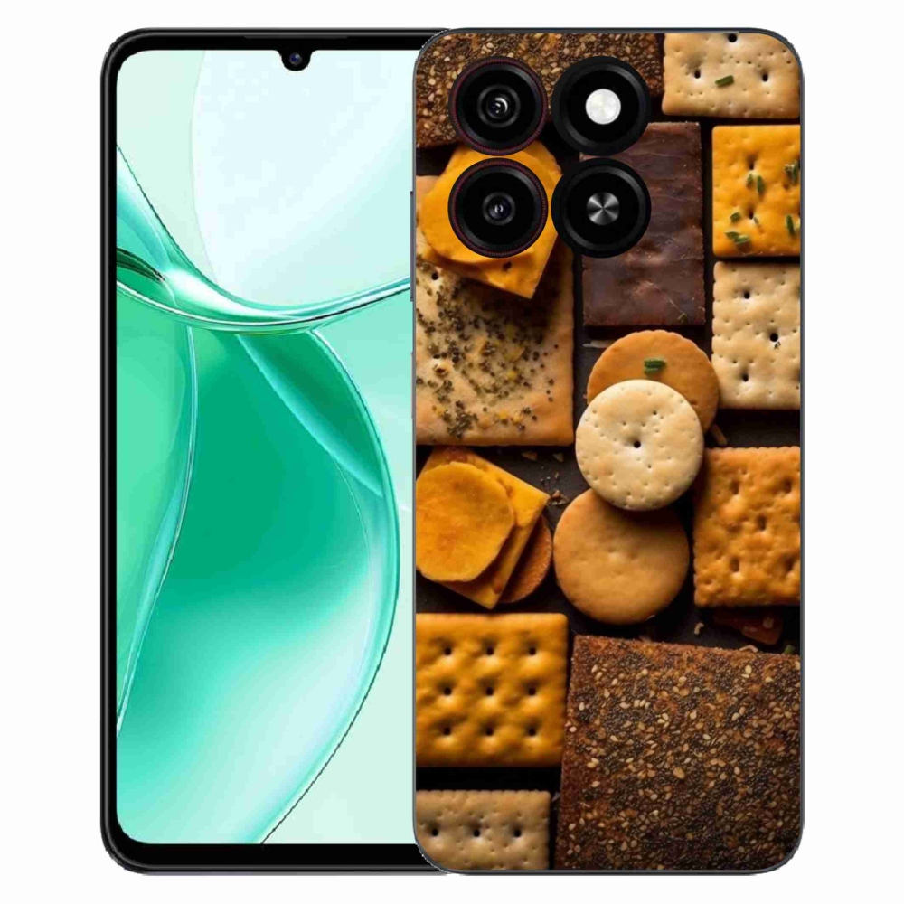 ZTE Blade A35 zselés tok mmCase - kekszek