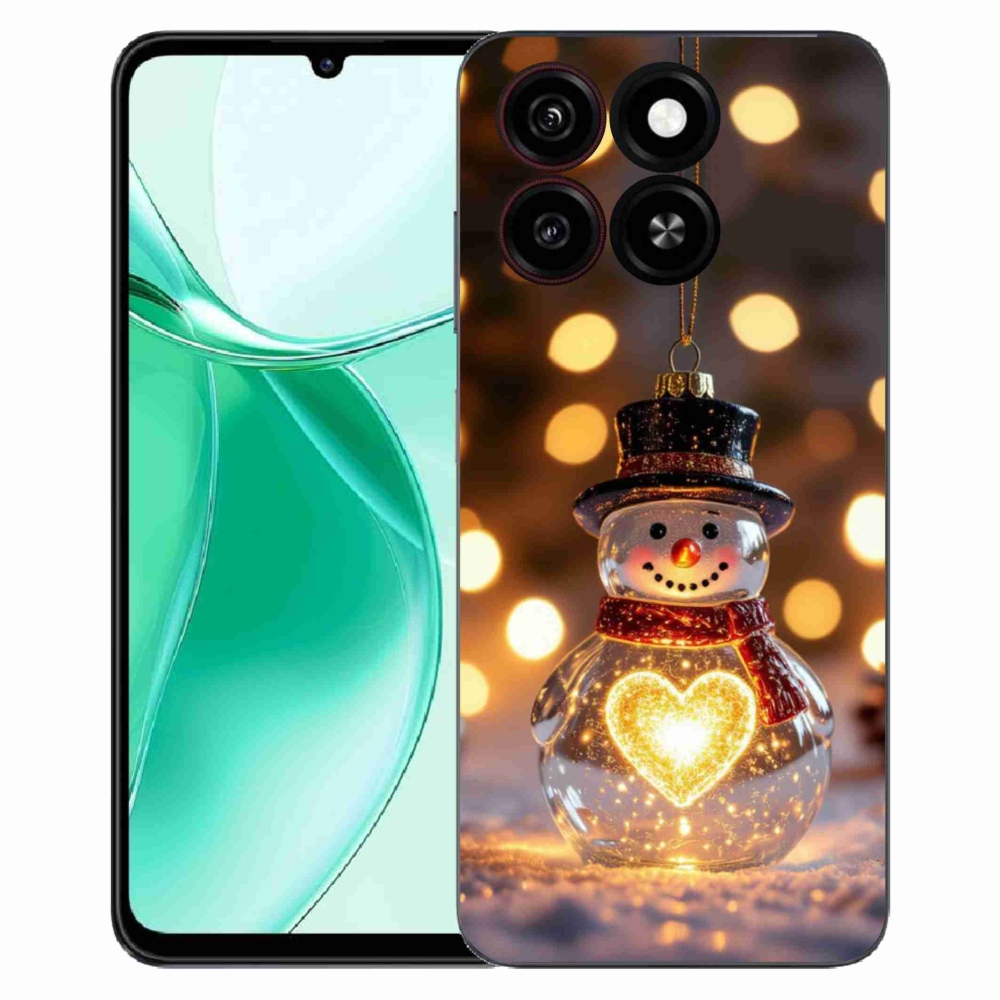 ZTE Blade A35 zselés tok mmCase - Karácsonyi hóember