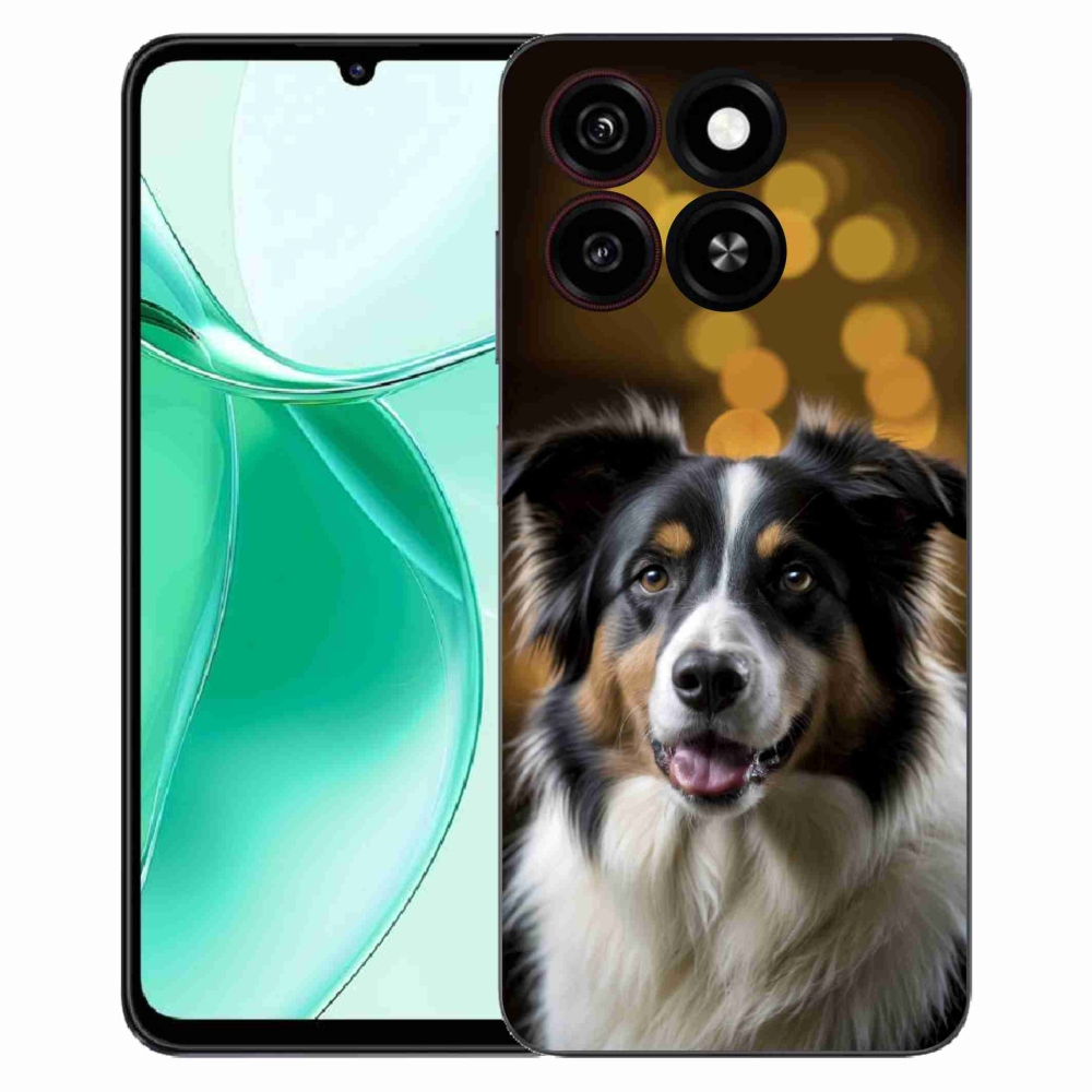 ZTE Blade A35 zselés borítás mmCase - mosolygó ausztrál juhászkutya