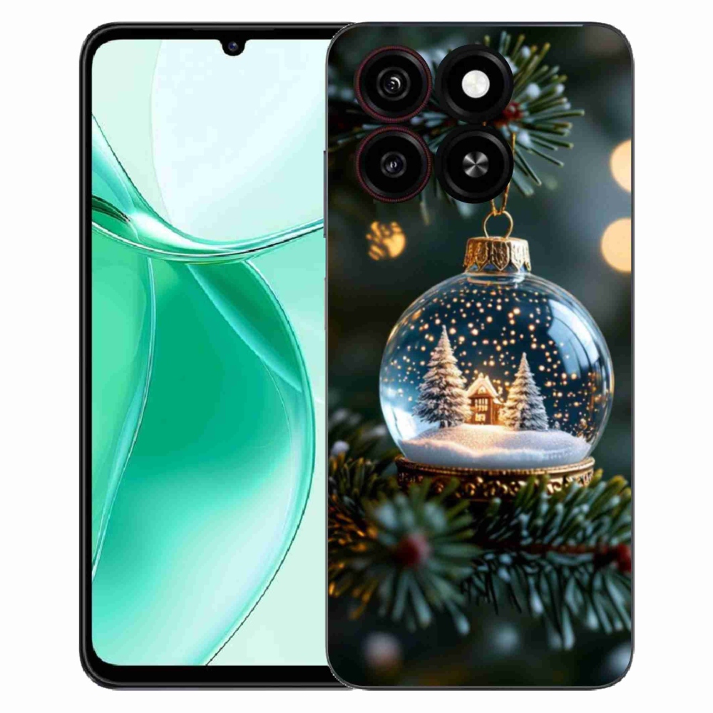 ZTE Blade A35 zselés borító mmCase - Karácsonyi gömbök 2