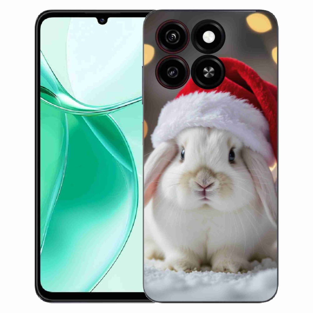 ZTE Blade A35 zselés tok mmCase - karácsonyi nyúl