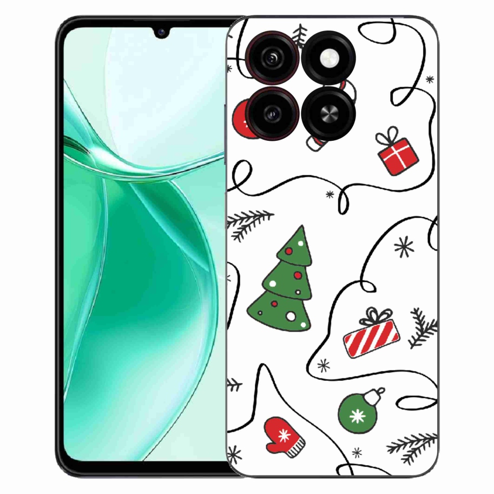 ZTE Blade A35 zselés borító mmCase - Karácsonyi motívumok