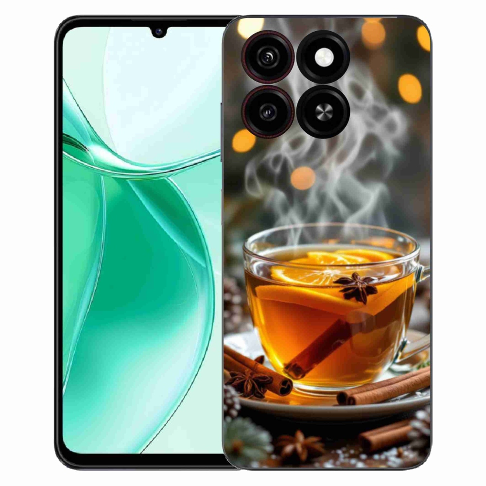 ZTE Blade A35 zselés tok mmCase - karácsonyi lyukasztás