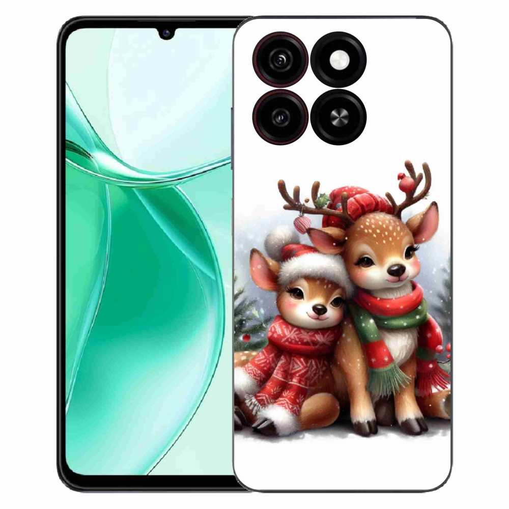 ZTE Blade A35 zselés tok mmCase - Karácsonyi rénszarvas