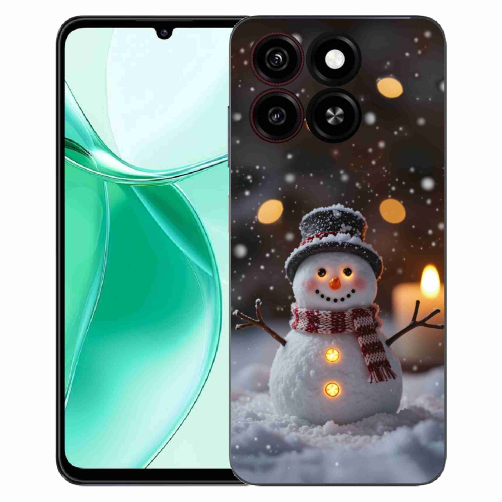 ZTE Blade A35 zselés borító mmCase - boldog hóemberhez