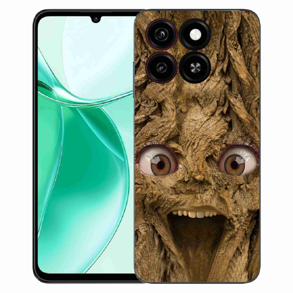 ZTE Blade A35 zselés borító mmCase - vidám fa szemekkel