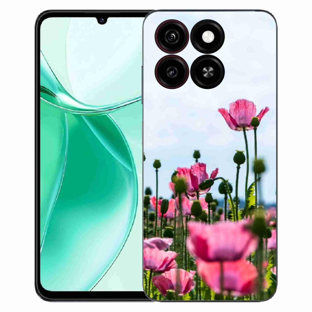 ZTE Blade A35 zselés tok mmCase - mákos színben