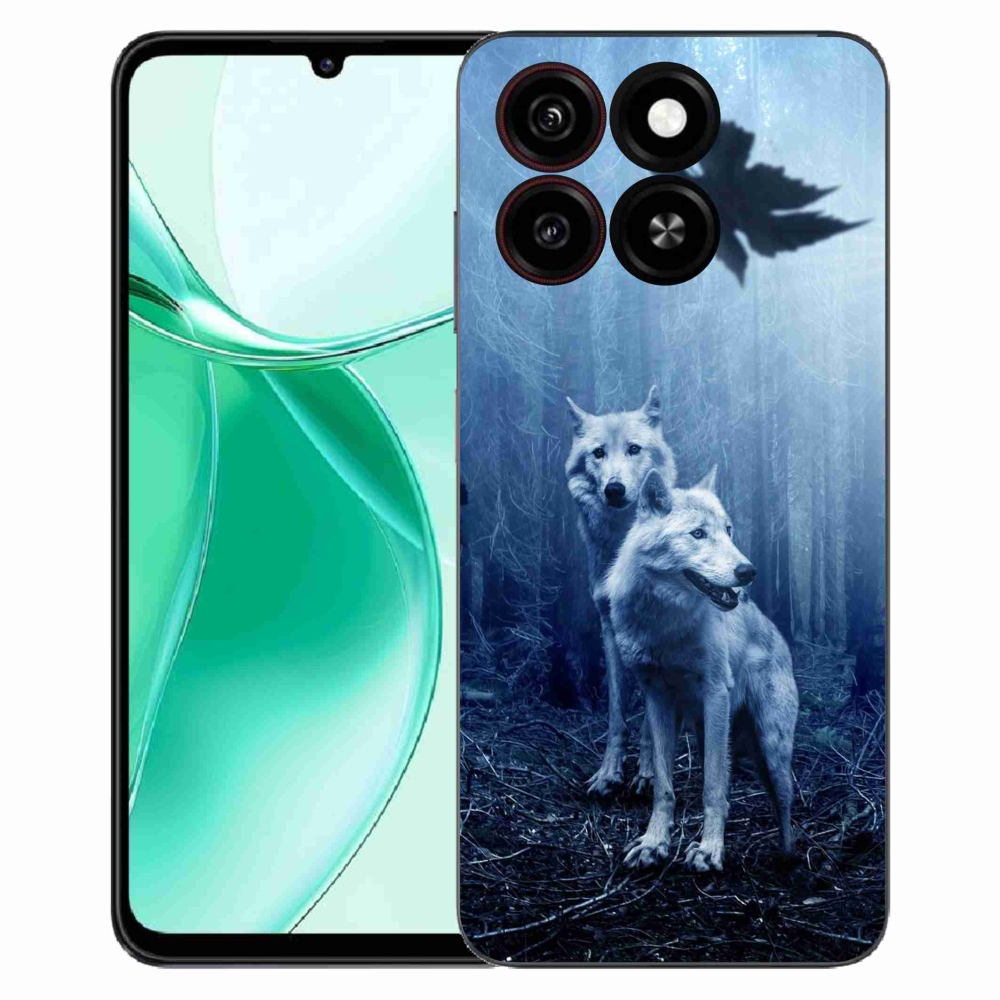 ZTE Blade A35 zselés tok mmCase - farkasok az erdőben