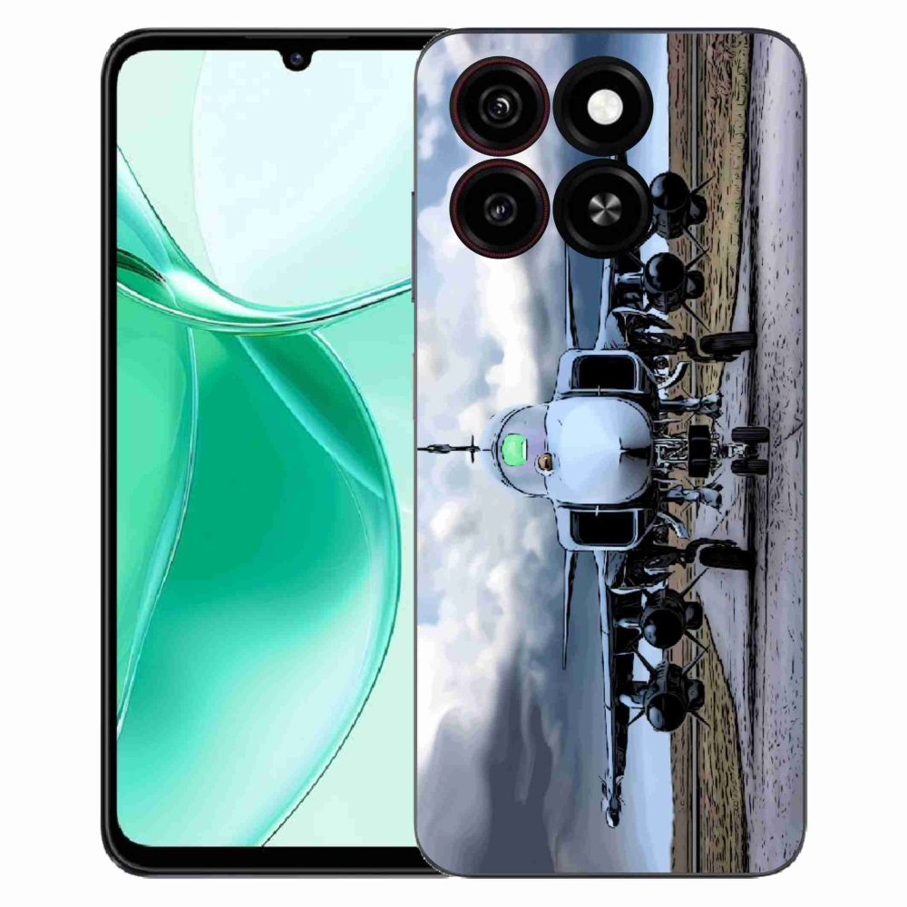 ZTE Blade A35 zselés borító mmCase - katonai repülőgépek
