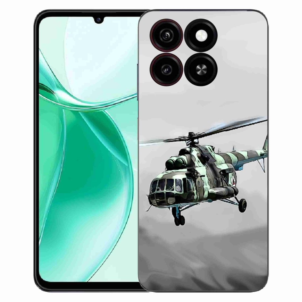 ZTE Blade A35 zselés borító mmCase - katonai helikopter