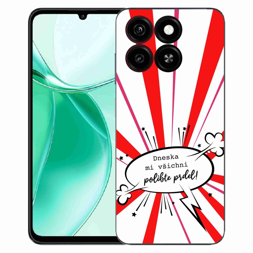 ZTE Blade A35 zselés borító mmCase - vicces szöveg 15 fehér háttérrel