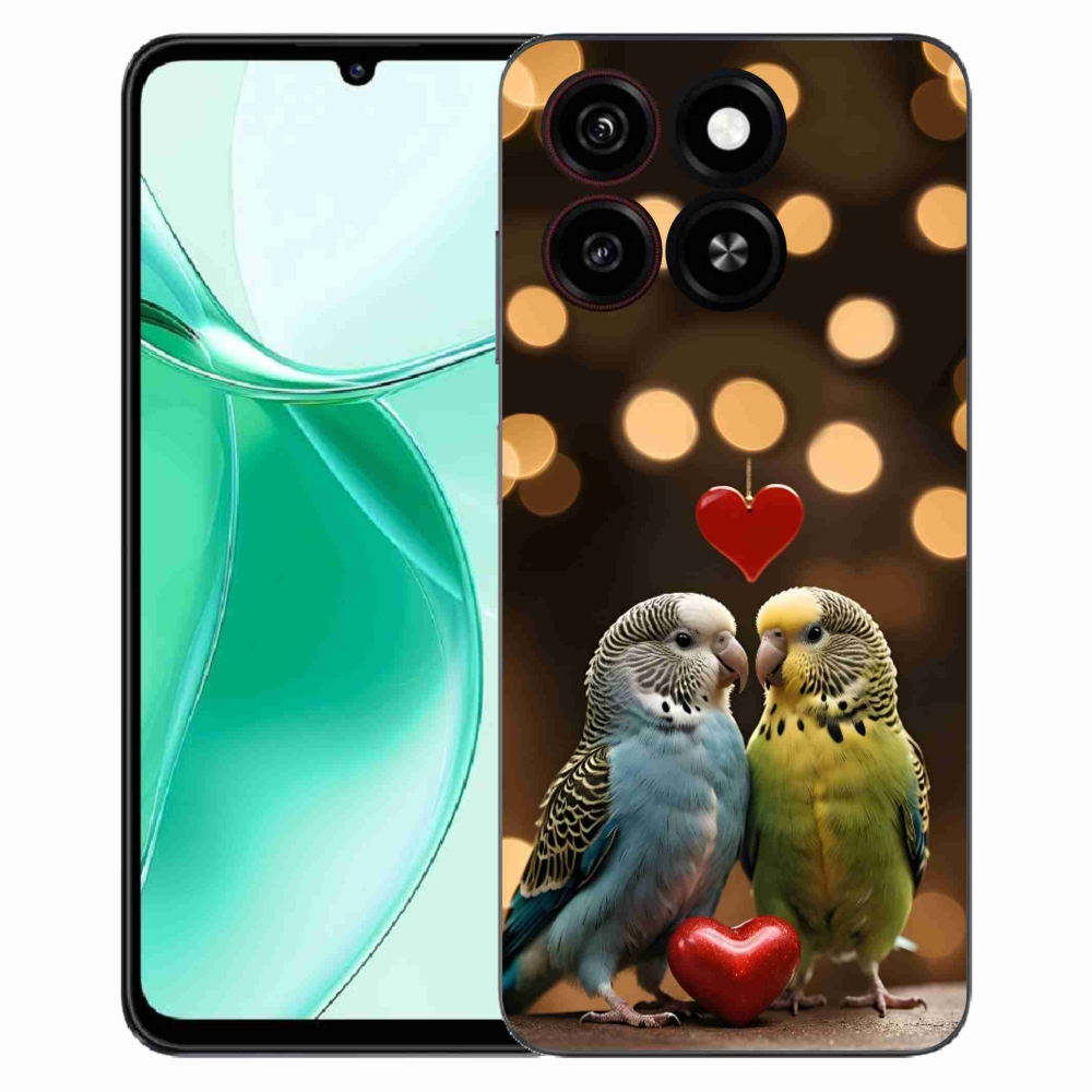 ZTE Blade A35 zselés borító mmCase - szerelmes papagájok