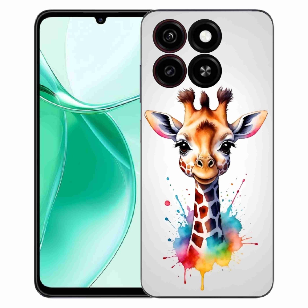 ZTE Blade A35 zselés tok mmCase - zsiráf 1