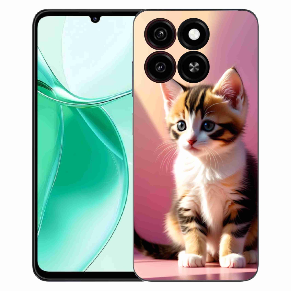 ZTE Blade A35 zselés borítás mmCase - kíváncsi cica 2