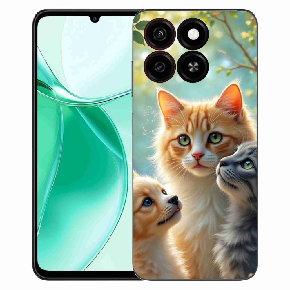 ZTE Blade A35 zselés borítás mmCase - állati barátság 2