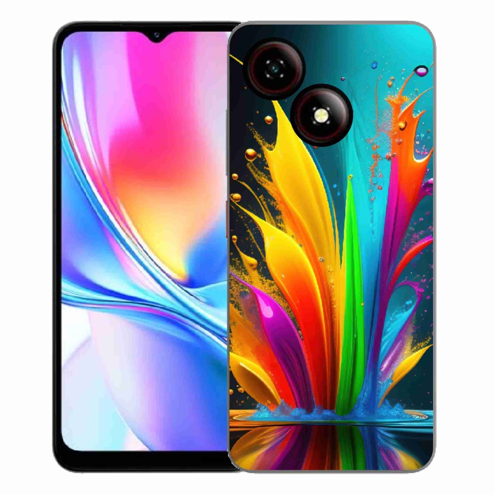 ZTE Blade A35E zselés tok mmCase - absztrakt motívum 1