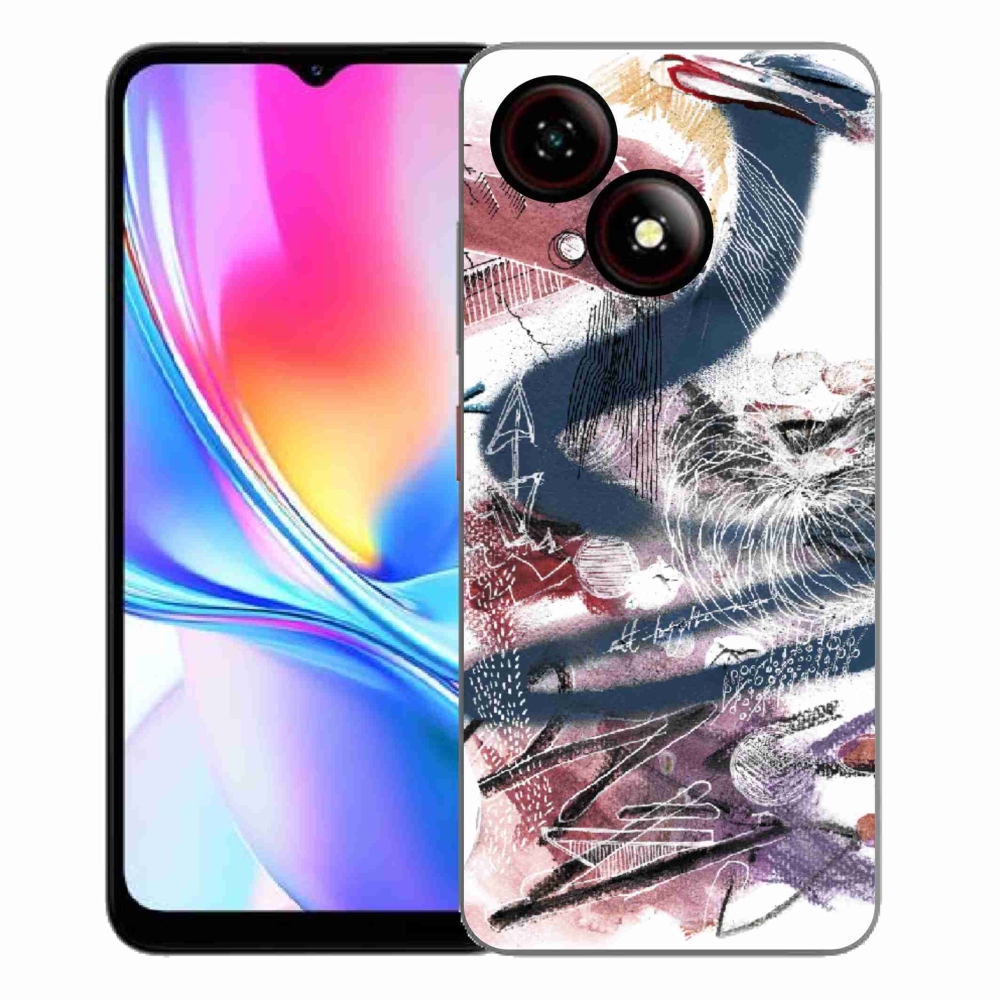 ZTE Blade A35E zselés tok mmCase - absztrakt motívum 28