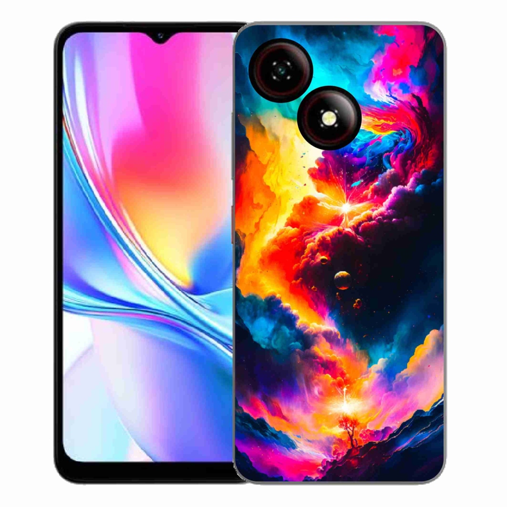 ZTE Blade A35E zselés tok mmCase - absztrakt motívum
