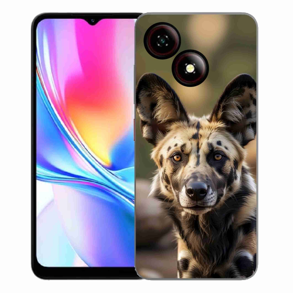 ZTE Blade A35E zselés tok mmCase - Afrikai vadkutya