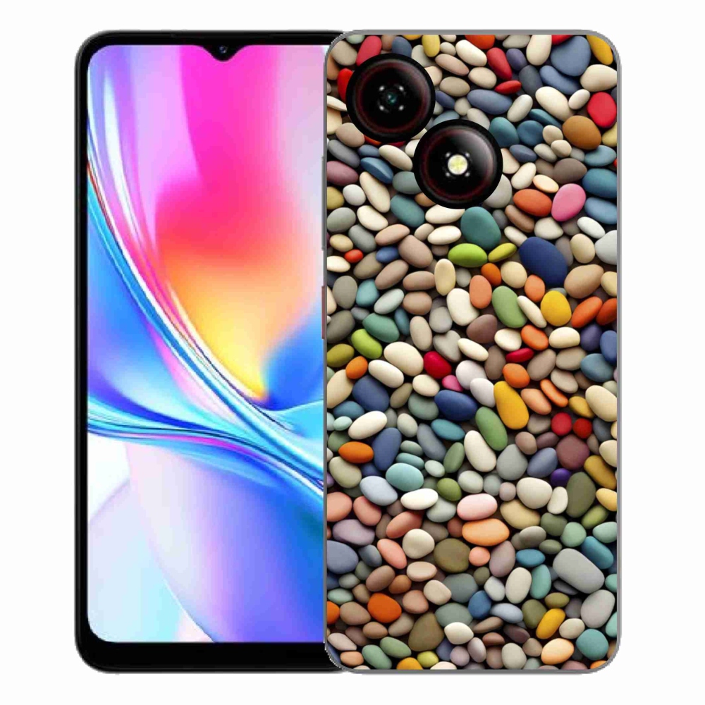ZTE Blade A35E zselés tok mmCase - színes strasszkövek 2