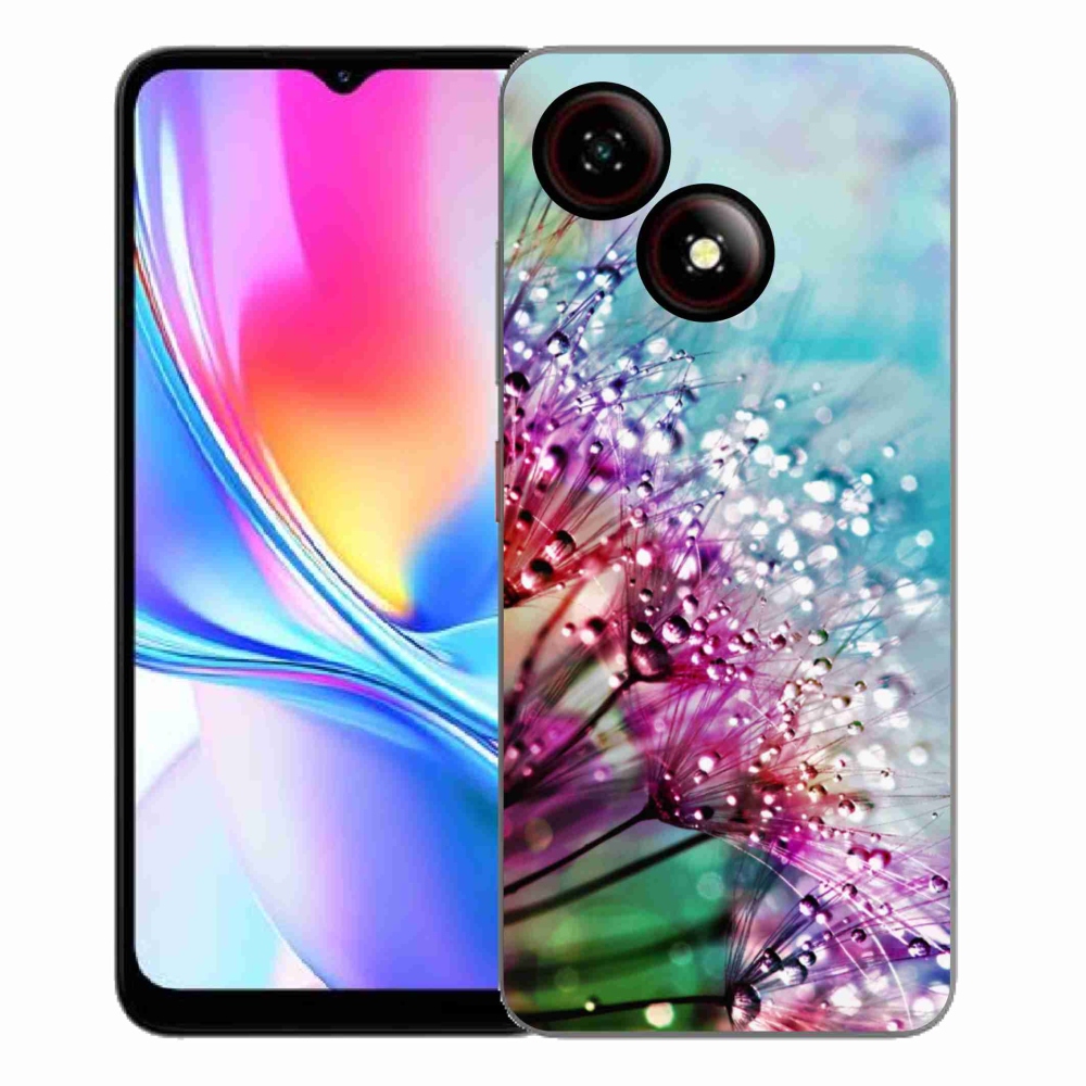 ZTE Blade A35E zselés tok mmCase - színes virágok