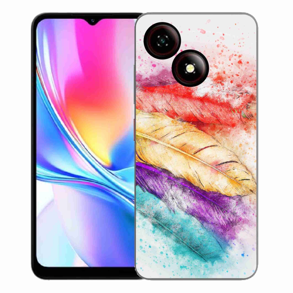 ZTE Blade A35E zselés tok mmCase - színes toll