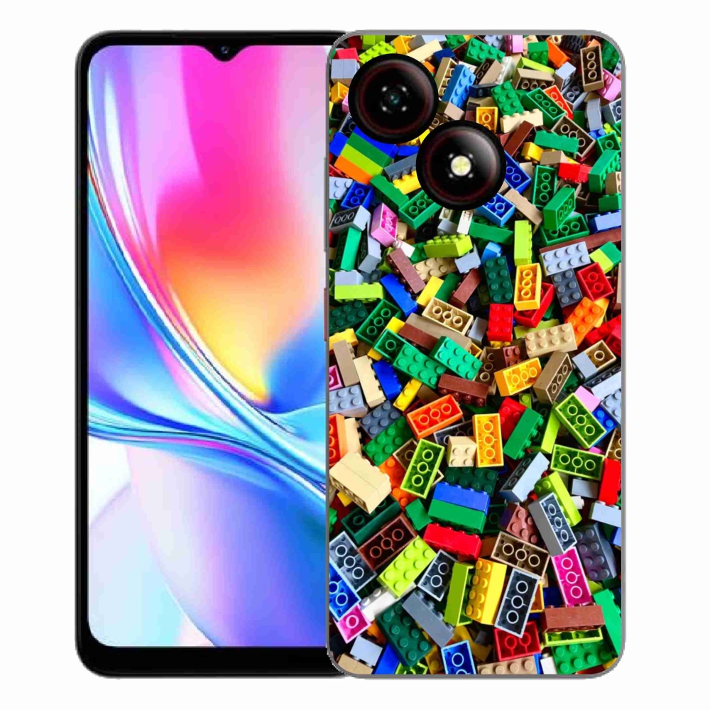 ZTE Blade A35E zselés borító mmCase - színes építőelemek