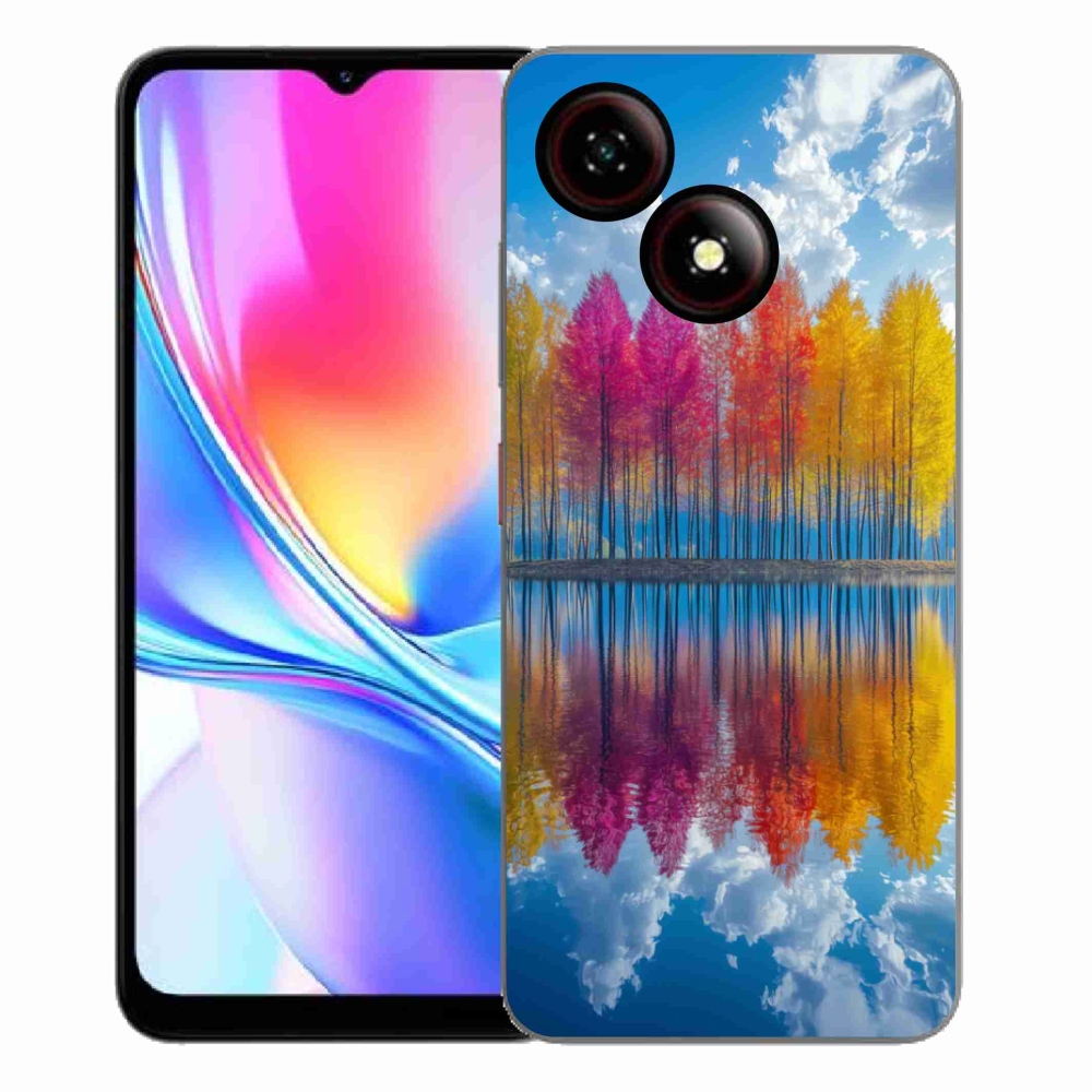 ZTE Blade A35E zselés tok mmCase - színes fák