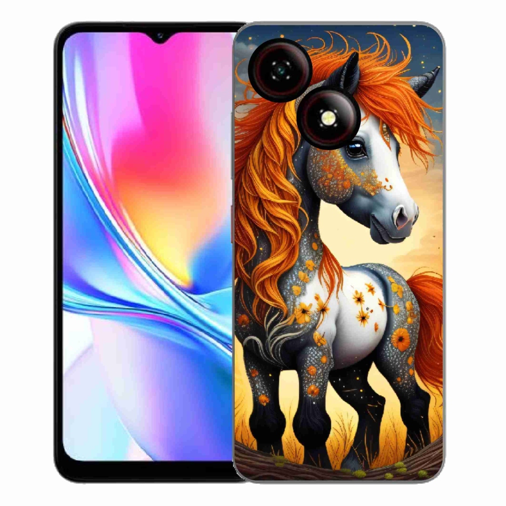 ZTE Blade A35E zselés tok mmCase - színes póni