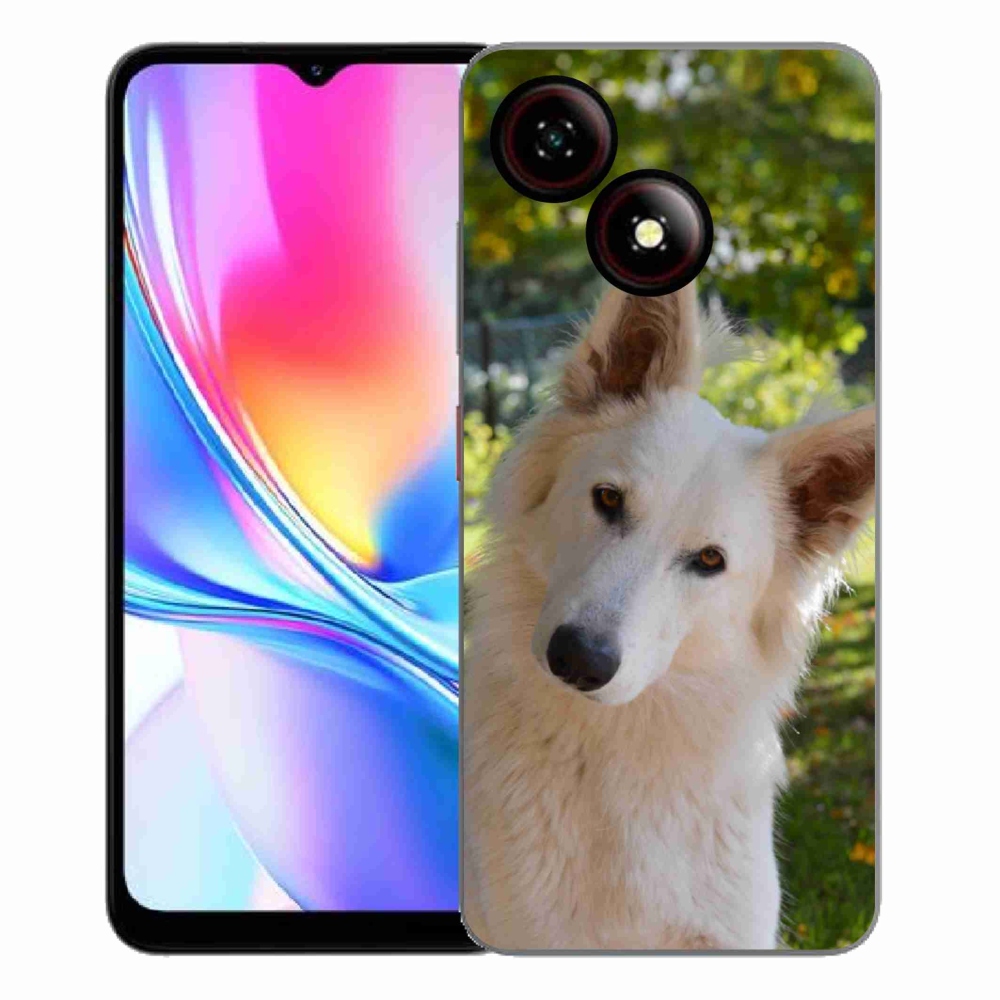 ZTE Blade A35E zselés tok mmCase - fehér svájci pásztor 1