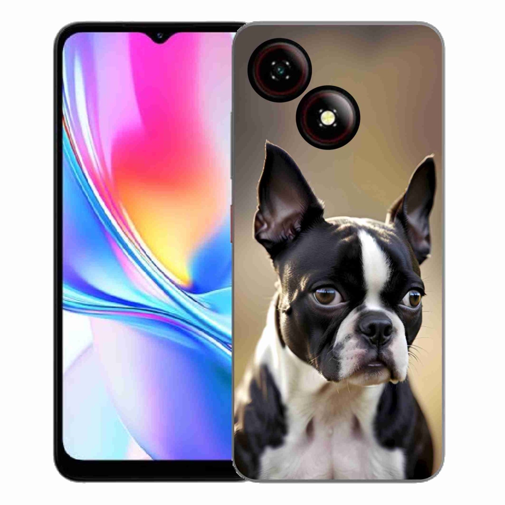 ZTE Blade A35E zselés borítás mmCase - Boston Terrier