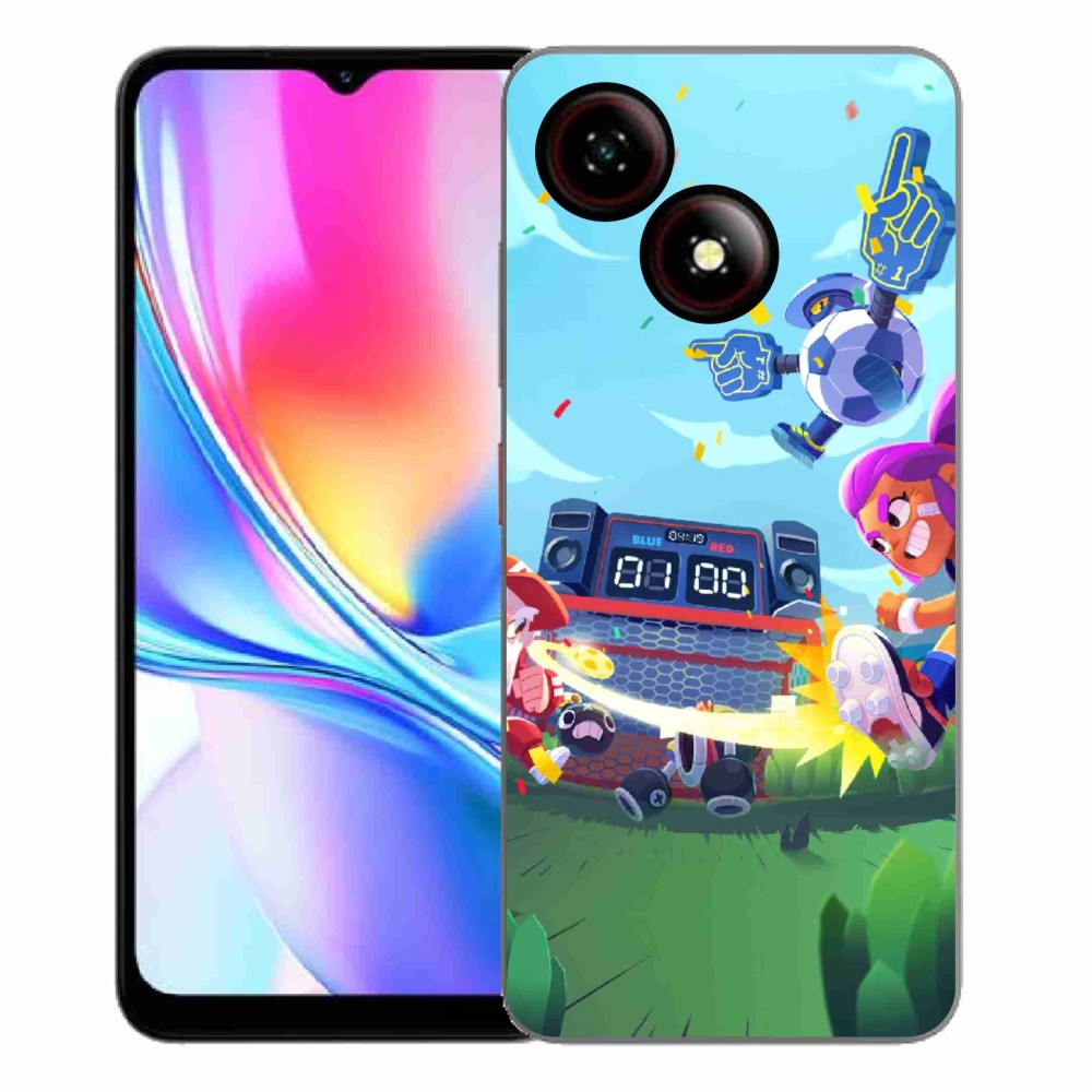 ZTE Blade A35E zselés tok mmCase - verekedős csillagok 1