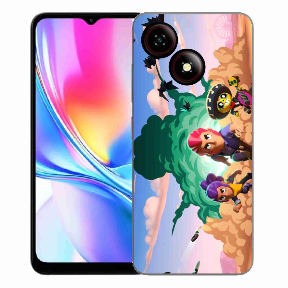ZTE Blade A35E zselés borítás mmCase - brawl stars