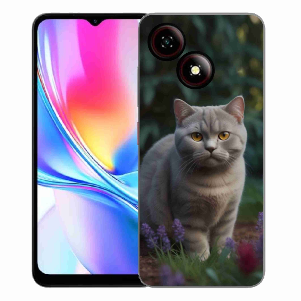 ZTE Blade A35E zselés tok mmCase - Brit macska