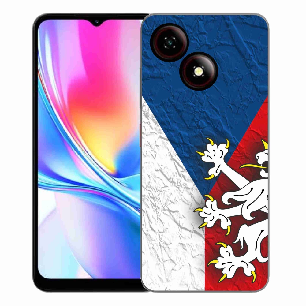 ZTE Blade A35E zselés tok mmCase - cseh zászló 1