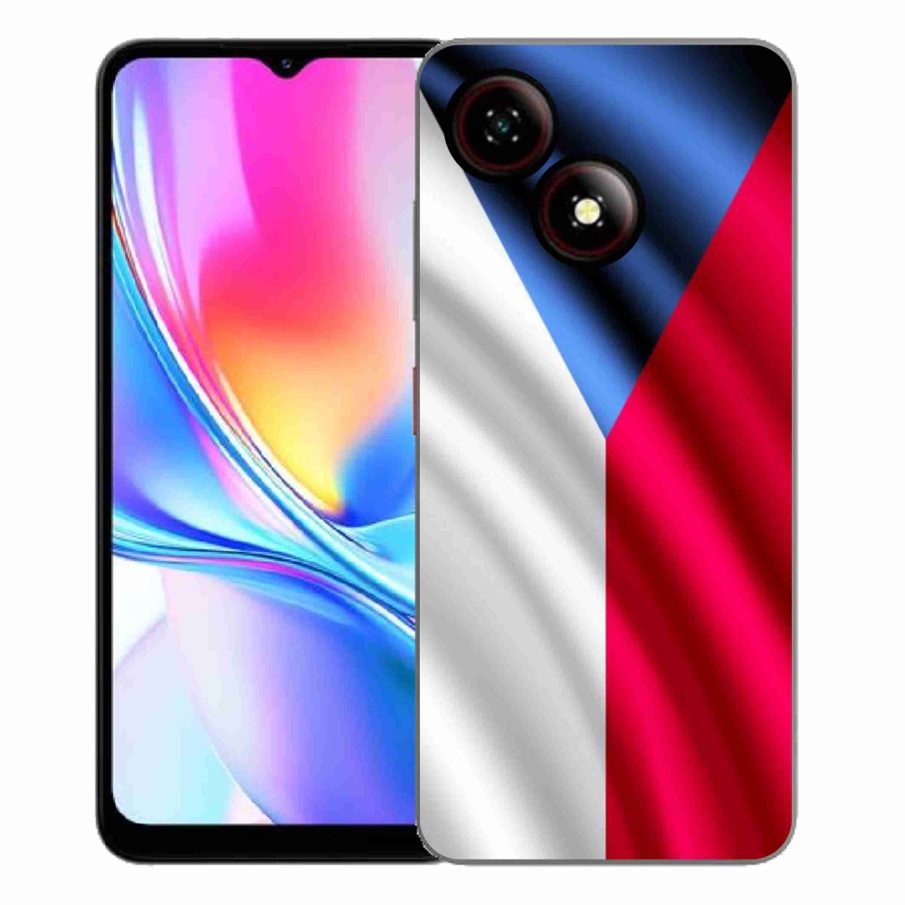 ZTE Blade A35E zselés tok mmCase - cseh zászló