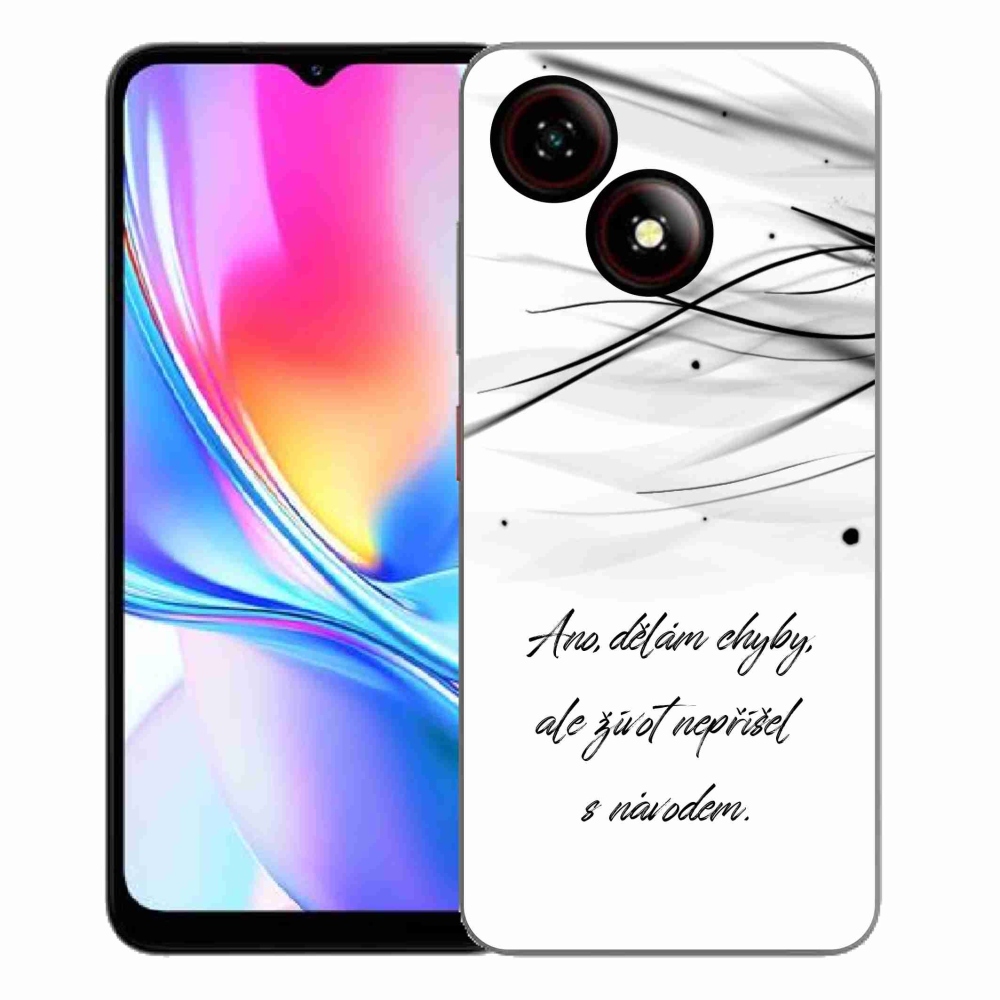 ZTE Blade A35E zselés borító mmCase - idézem fehér háttérrel