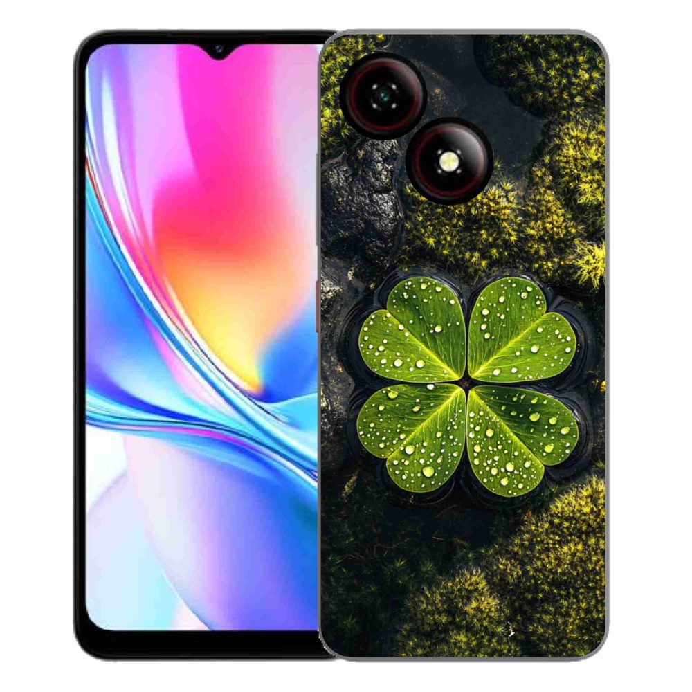 ZTE Blade A35E zselés tok mmCase - négylevelű lóhere