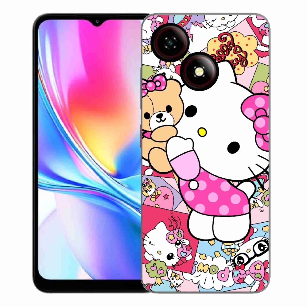 ZTE Blade A35E zselés borítás mmCase - aranyos cica