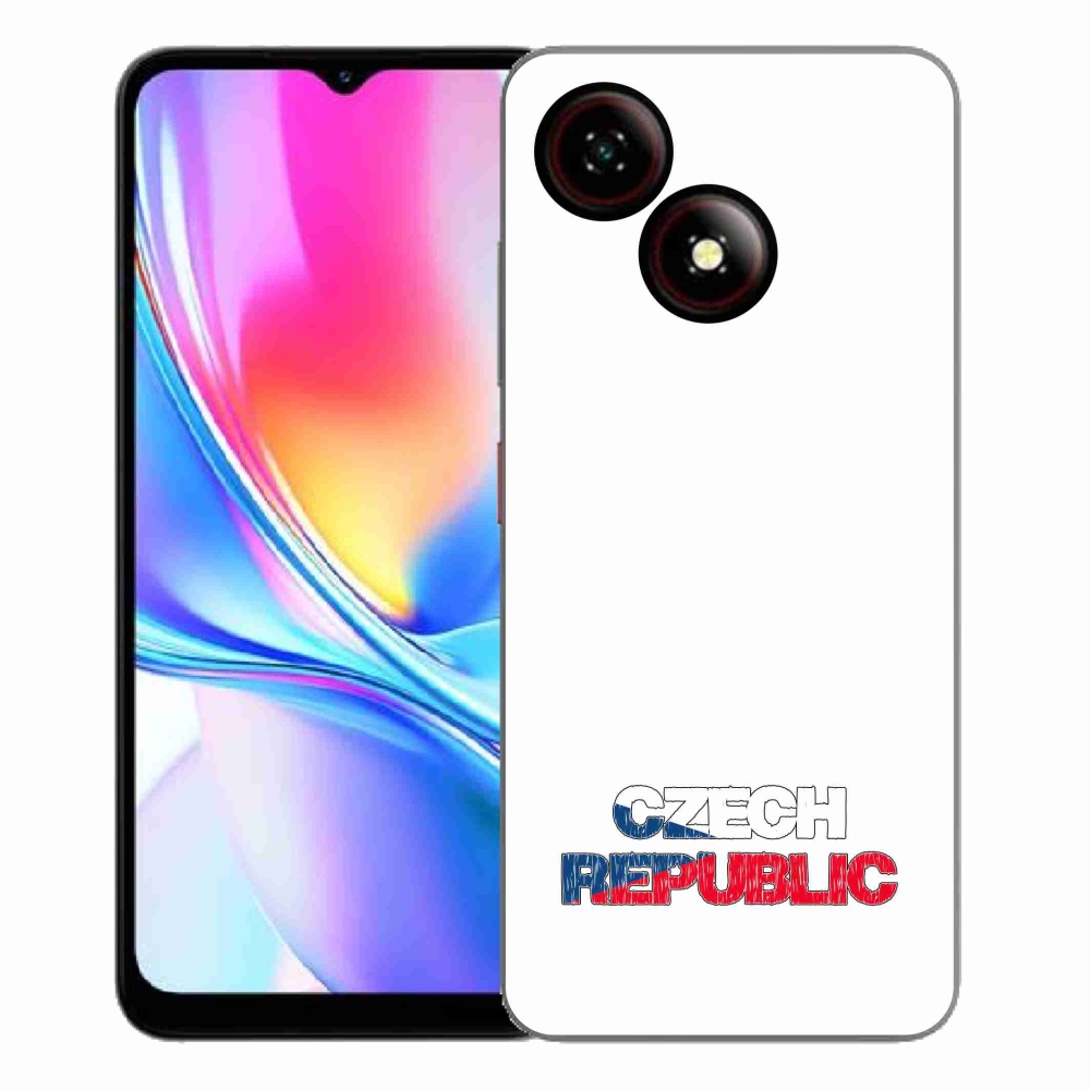 ZTE Blade A35E zselés tok mmCase - Csehország fehér háttér