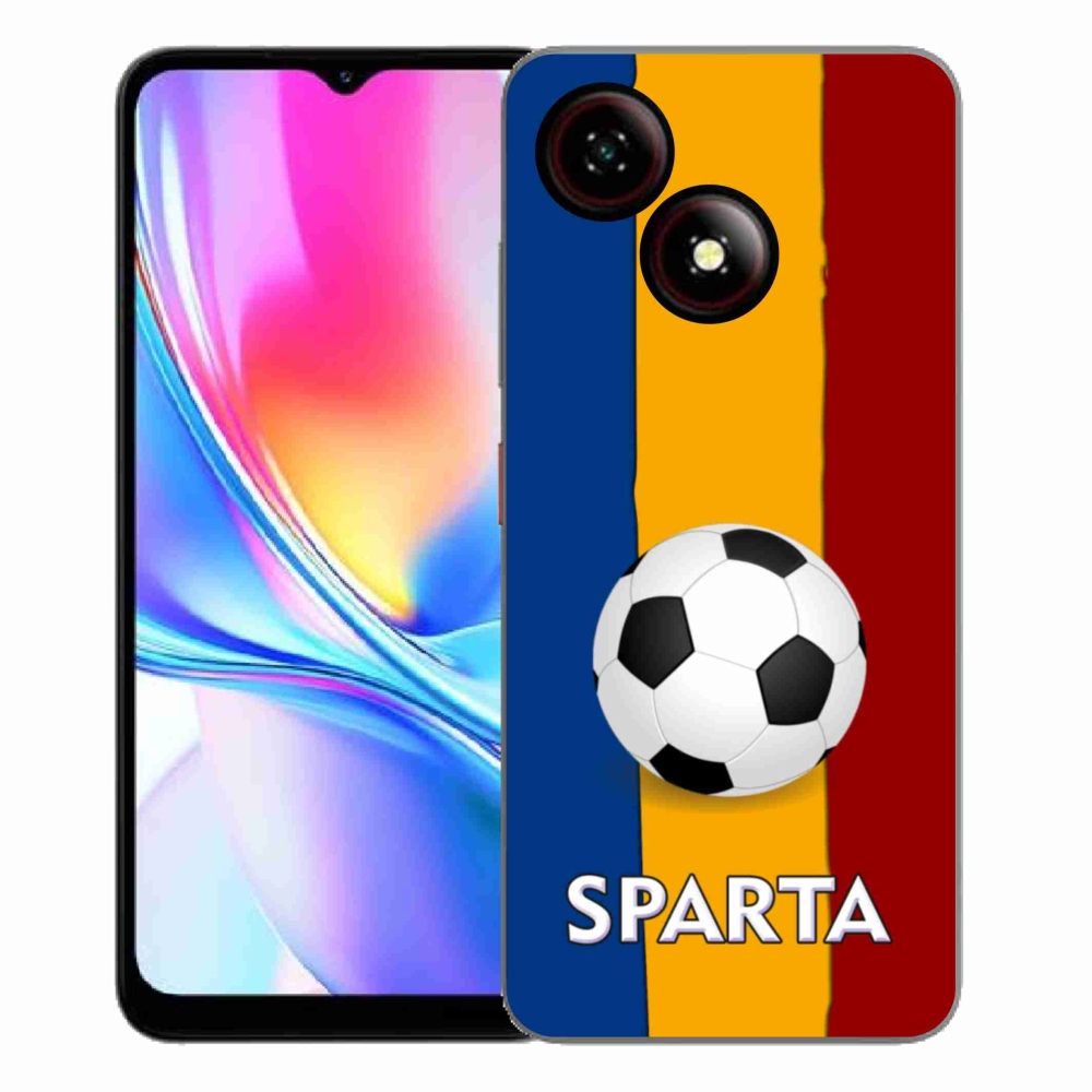 ZTE Blade A35E zselés tok mmCase - futball 1