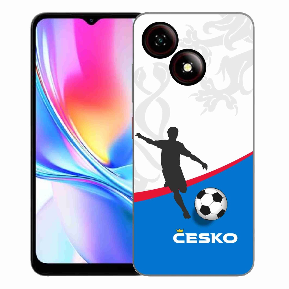 ZTE Blade A35E zselés tok mmCase - futball Csehország 1