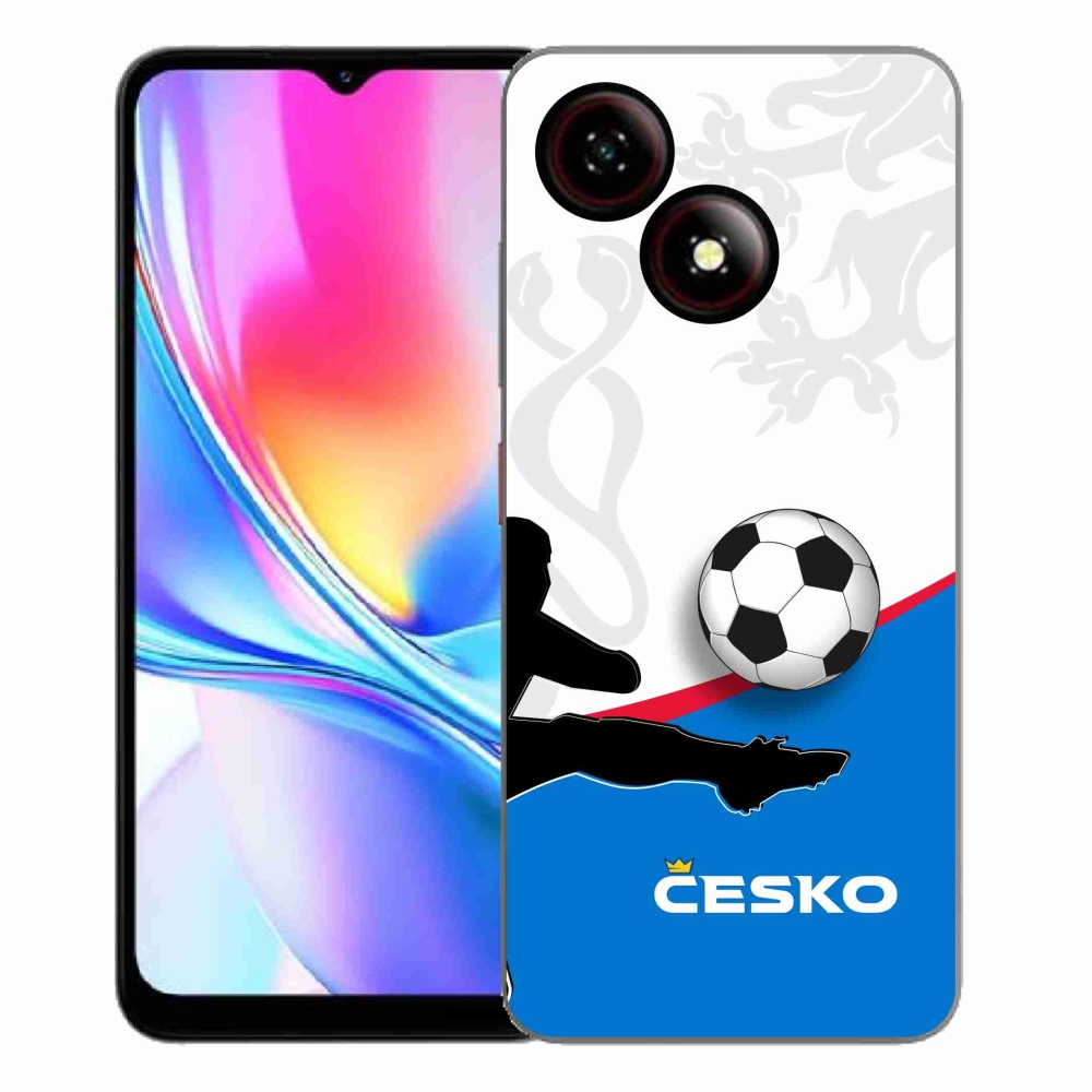 ZTE Blade A35E zselés tok mmCase - futball Csehország 3