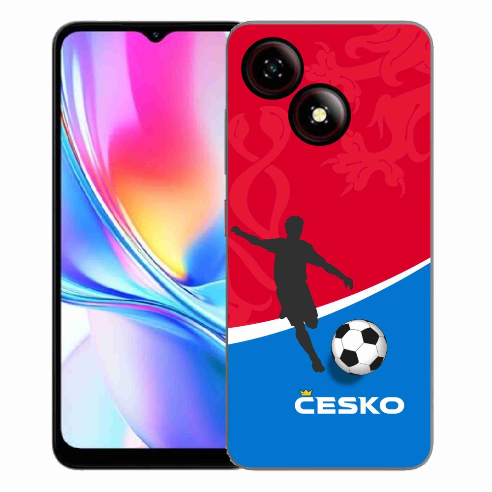 ZTE Blade A35E zselés tok mmCase - futball Csehország