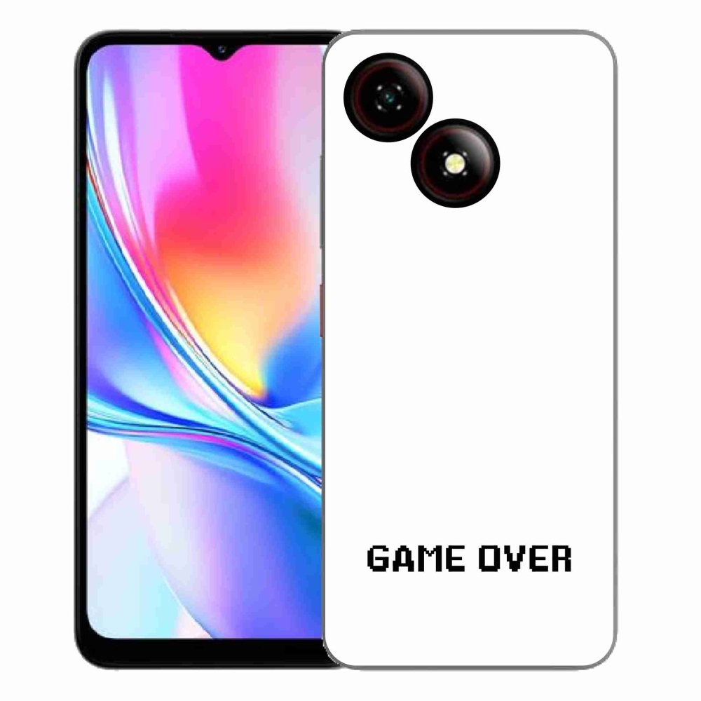 ZTE Blade A35E zselés borítás mmCase - játék fehér háttérrel