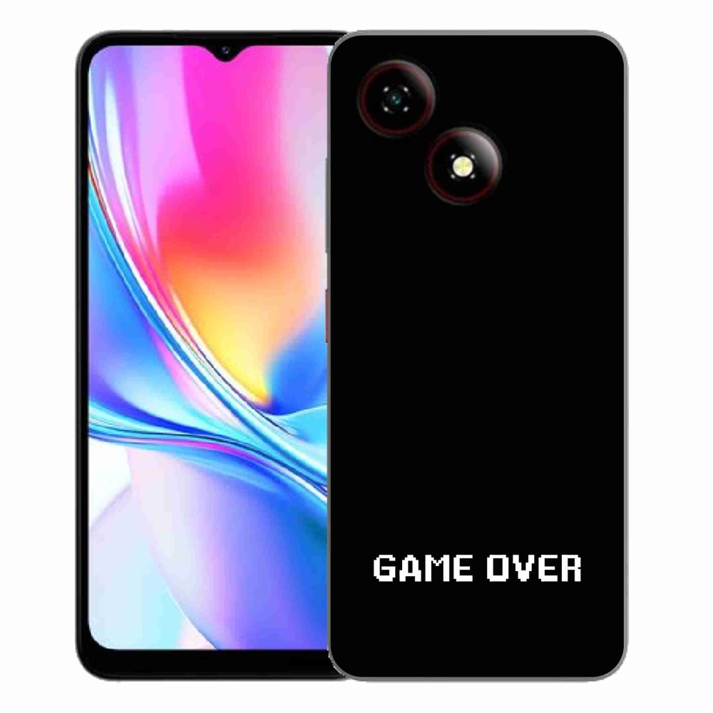 ZTE Blade A35E zselés borító mmCase - játék fekete háttérrel