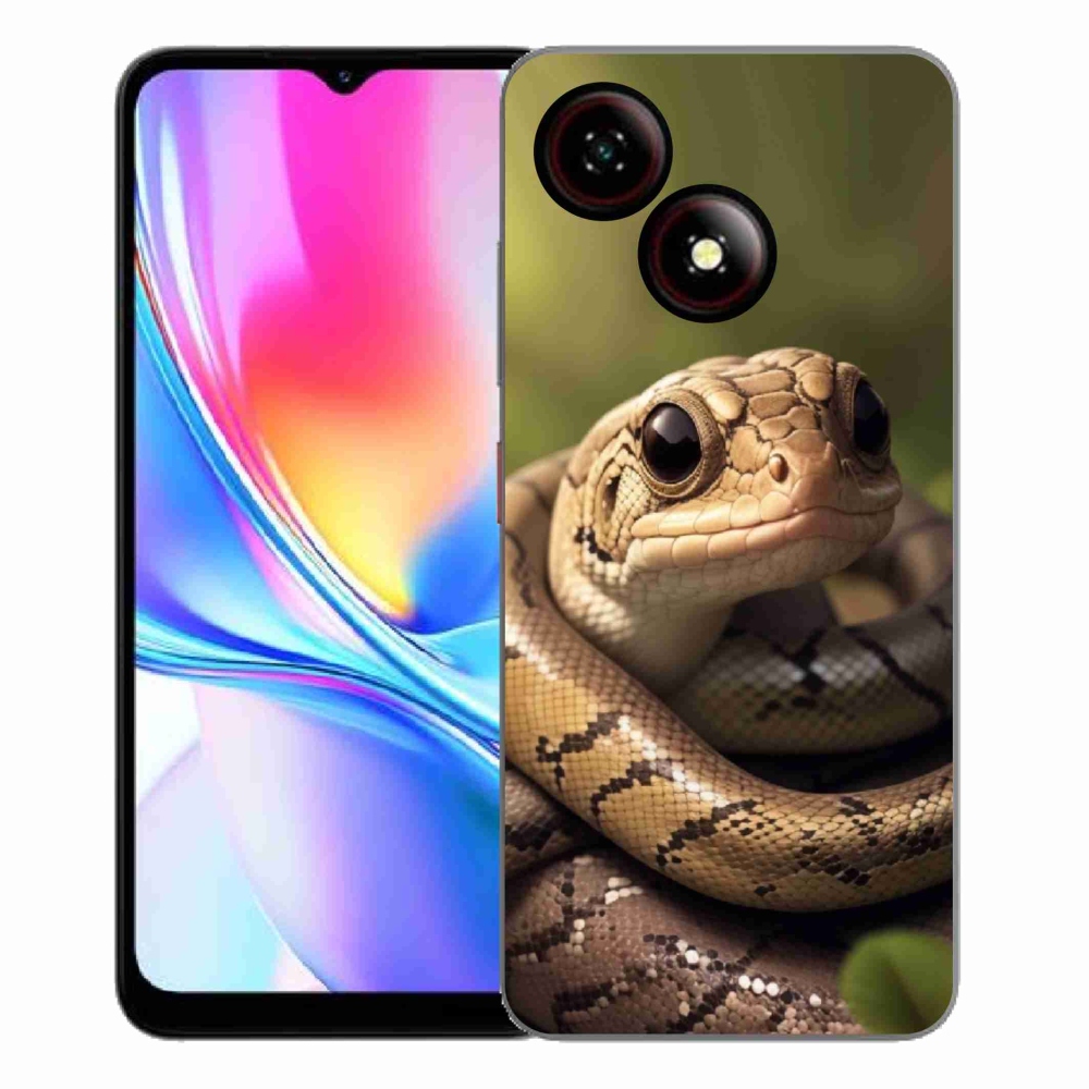 ZTE Blade A35E zselés tok mmCase - kígyó 1
